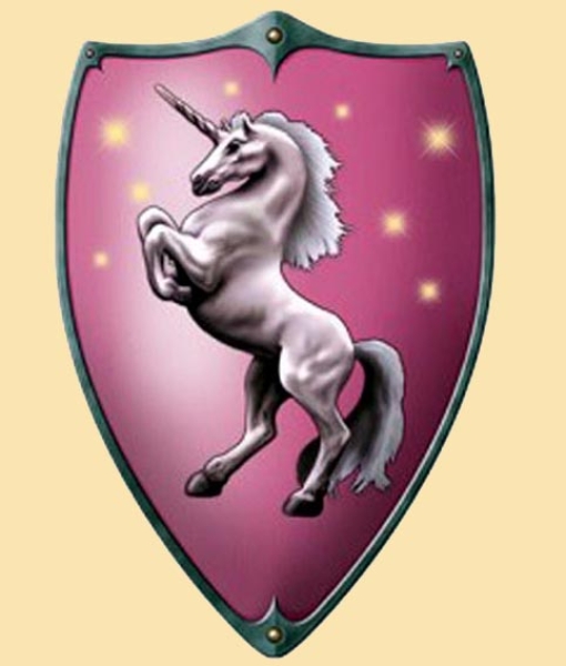 Schild Einhorn  -  pink